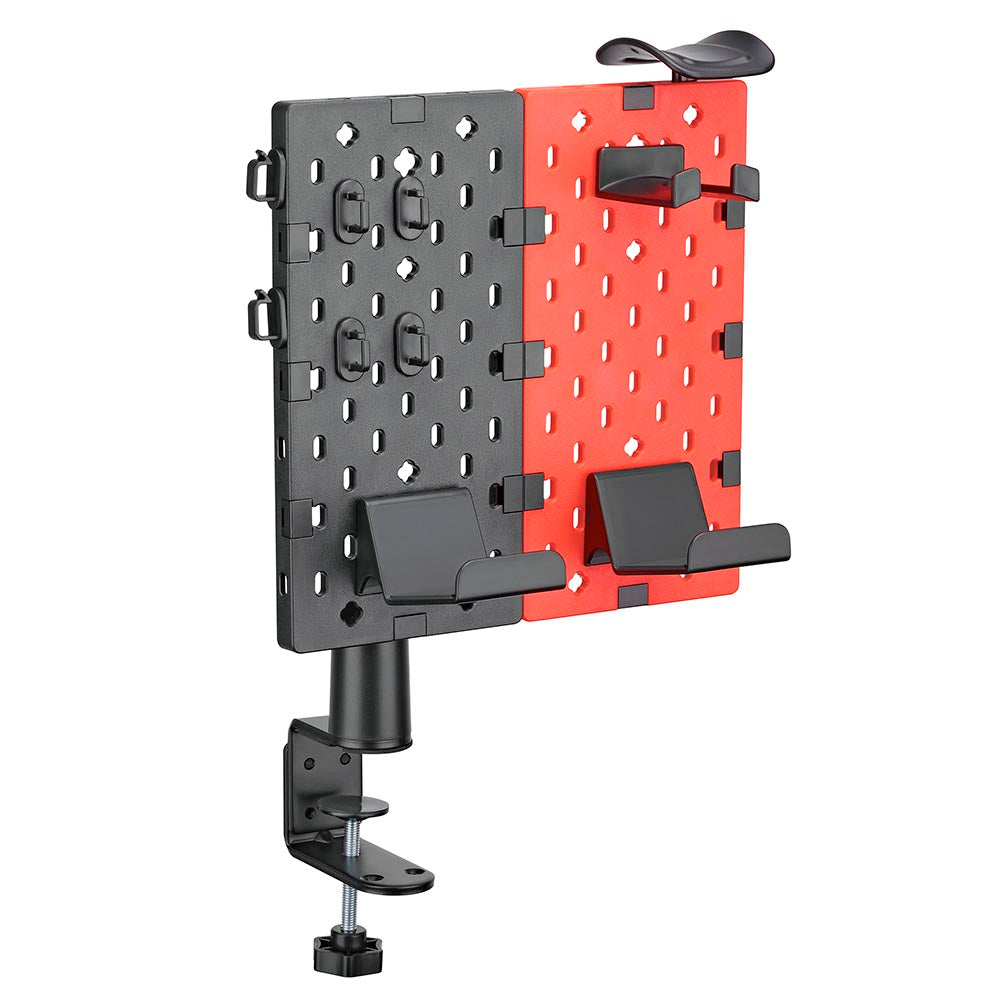 クランプ式パンチングボード(デスクに固定し周辺機器や小物の収納に/最大荷重1.5kg)_01-7228_OA-SDZ01-K_OHM(オーム電機)